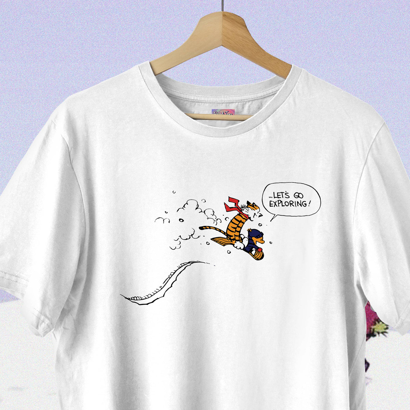 Calvin & Hobbes - Lets go exploring Tee
