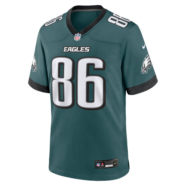 Philadelphia Eagles Zach Ertz Nike Midnight Green Team Game Jersey