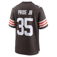 Cleveland Browns Toriano Pride Jr. Nike Brown Team Game Jersey