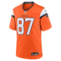 Denver Broncos Dane Key Nike Orange Team Game Jersey