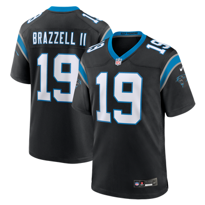 Carolina Panthers Chris Brazzell II Nike Black Team Game Jersey