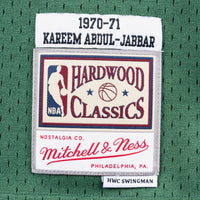 Milwaukee Bucks Mitchell & Ness Kareem Abdul-Jabbar 1970 Swingman Authentic Jersey - Dark Green
