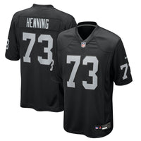 Las Vegas Raiders Niklas Henning Black jersey – view 1