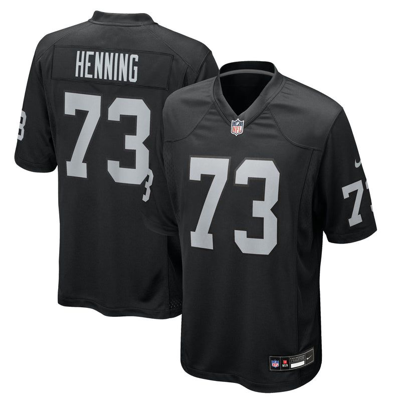 Las Vegas Raiders Niklas Henning Black jersey – view 1