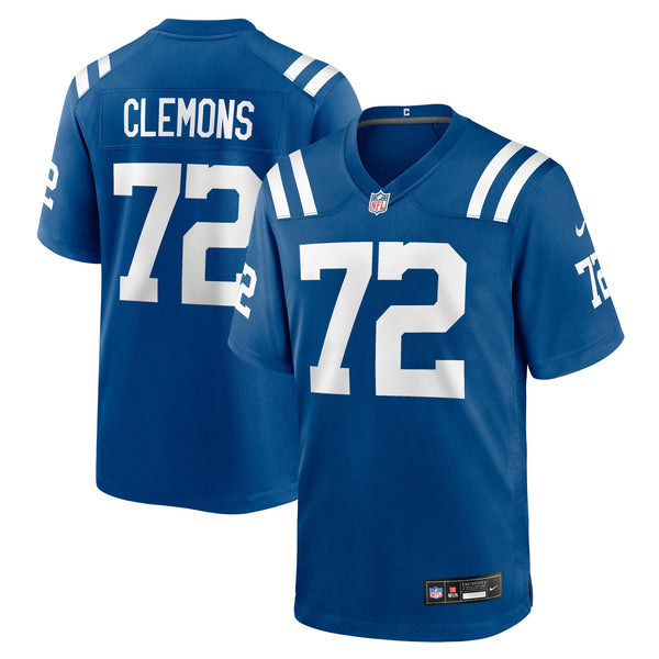 Indianapolis Colts Micheal Clemons Nike Royal Team Game Jersey