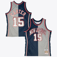 New Jersey Nets Mitchell & Ness Vince Carter 2006 Split Swingman Jersey - Blue/Grey