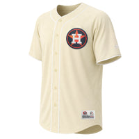 Houston Astros Stitches Cream Fashion Jersey