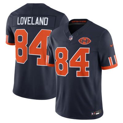 Chicago Bears Colston Loveland Nike Navy 2026 Rivalries Collection Printed Limited Jersey