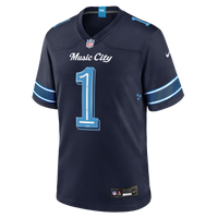Tennessee Titans Cameron Ward Nike Navy 2026 Rivalries Collection Game Jersey