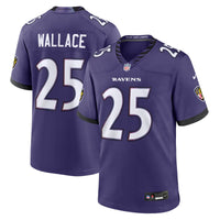 Baltimore Ravens K'Von Wallace Purple jersey – view 1