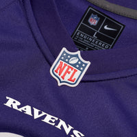 Baltimore Ravens Carson Vinson Nike Purple Team Game Jersey