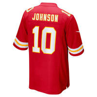 Kansas City Chiefs Emmett Johnson Red jersey – view 5