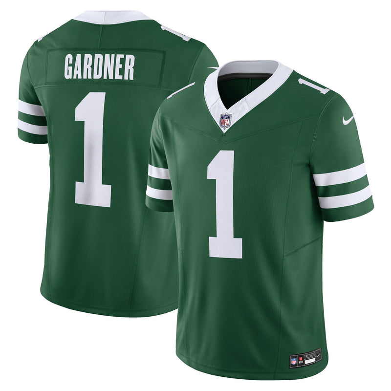 New York Jets Ahmad Sauce Gardner Nike Legacy Green Vapor F.U.S.E. Limited Jersey