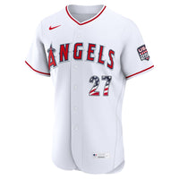 Los Angeles Angels White jersey – view 3