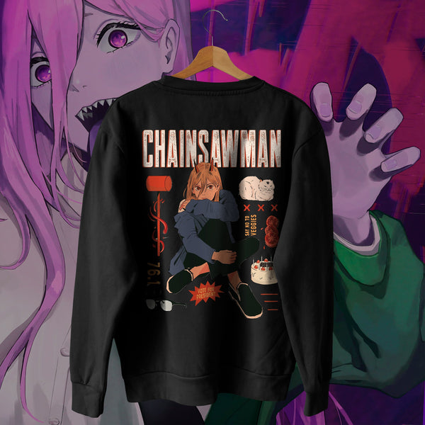 Power - Chainsaw Man Oversized Sweatshirt
