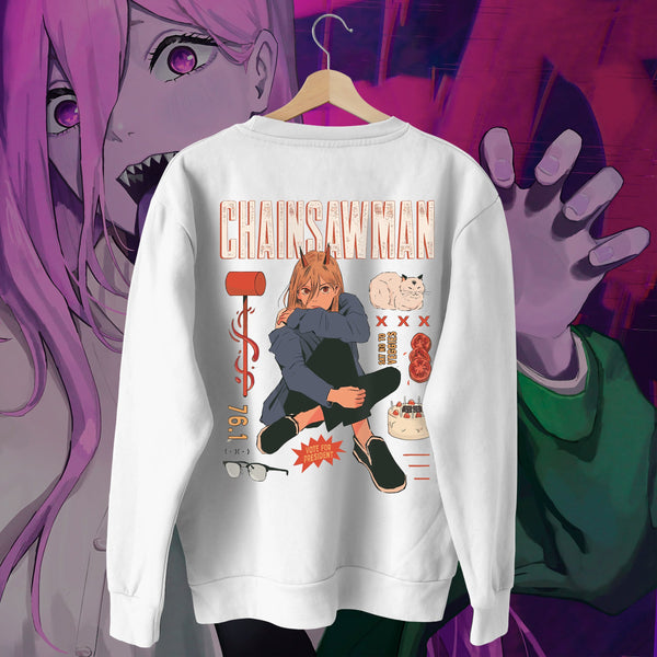 Power - Chainsaw Man Oversized Sweatshirt