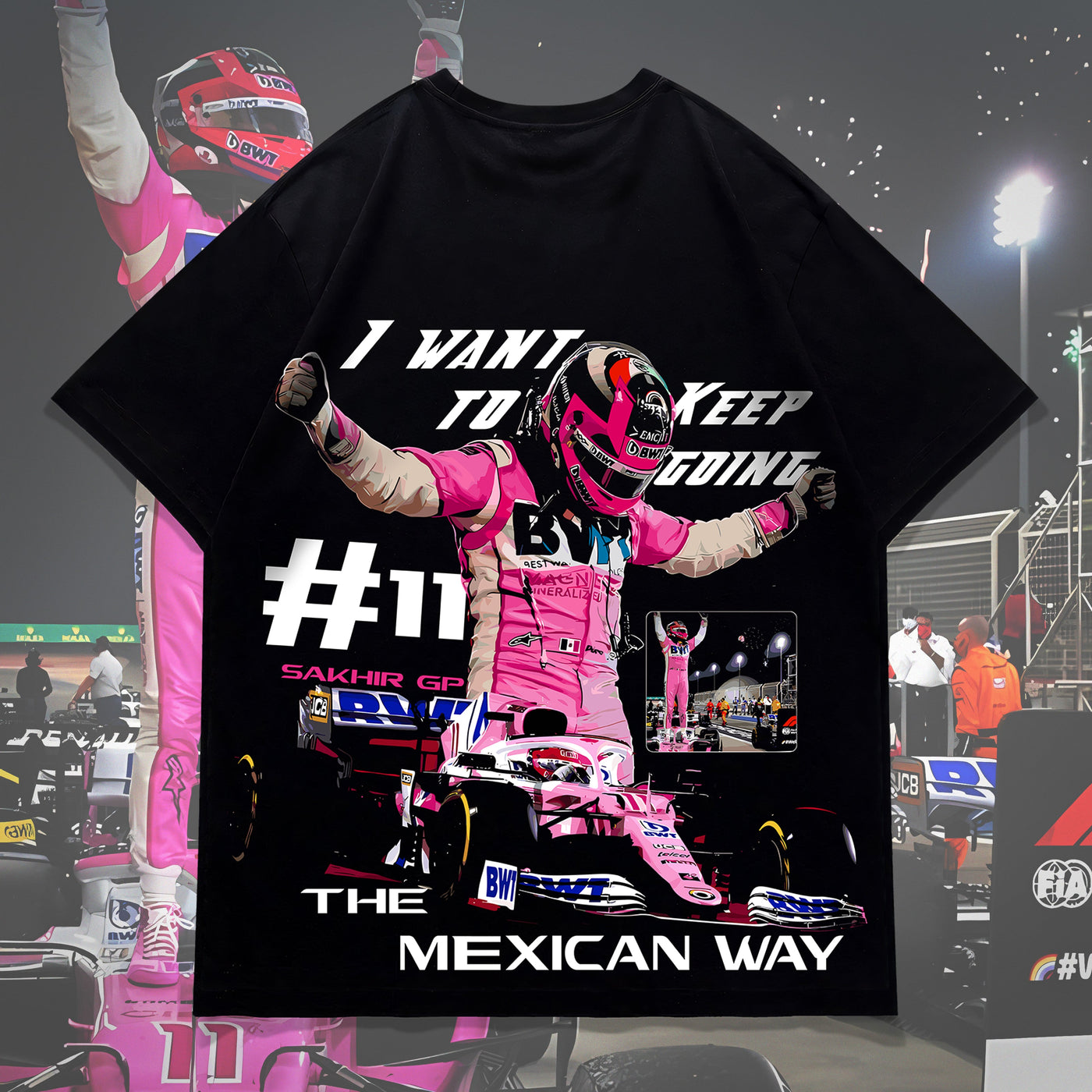 Sergio Pérez Sakhir GP 2020 Oversized Tee