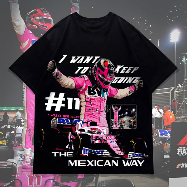 Sergio Perez Sakhir GP 2020 - F1 Oversized Tee