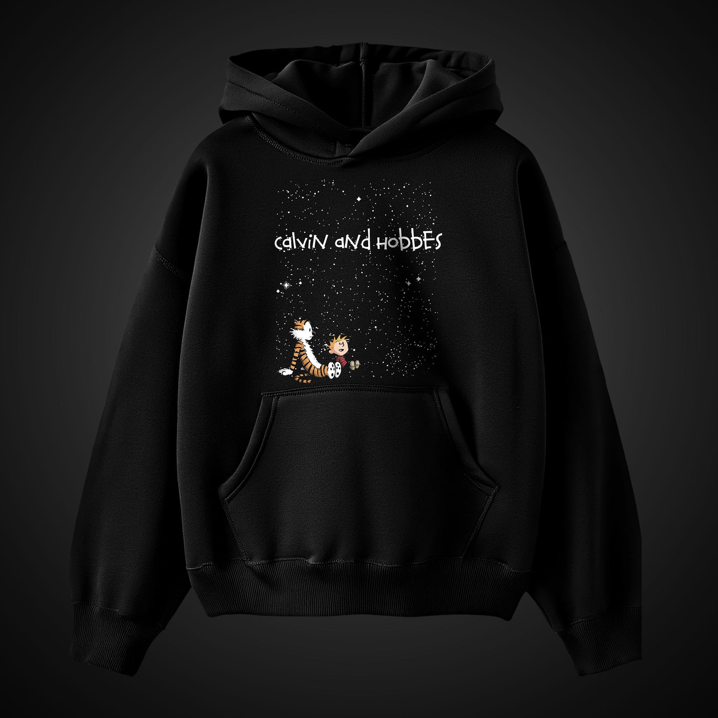 Calvin & Hobbes "Stars" Oversized Hoodie