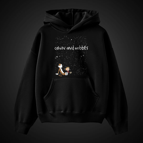 Stars - Calvin & Hobbes Oversized Hoodie