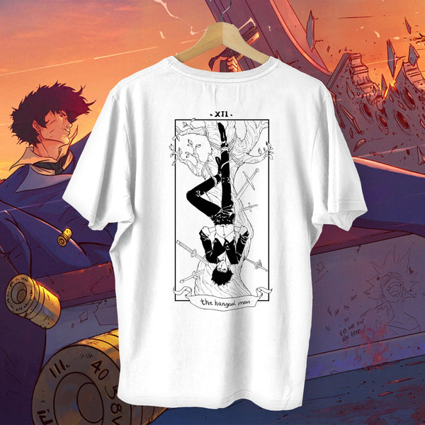 Spike Sunset Logo Print - Cowboy Bebop Oversized Tee