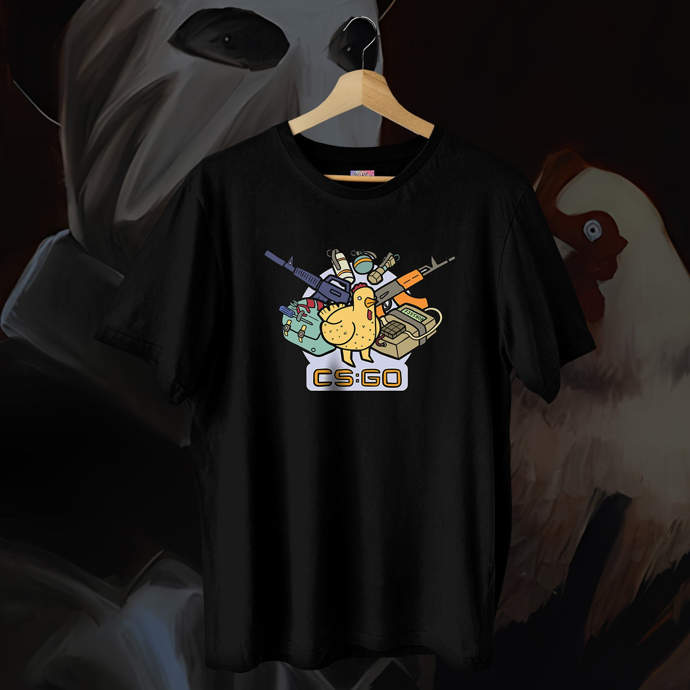 CSGO Chicken Oversized Tee