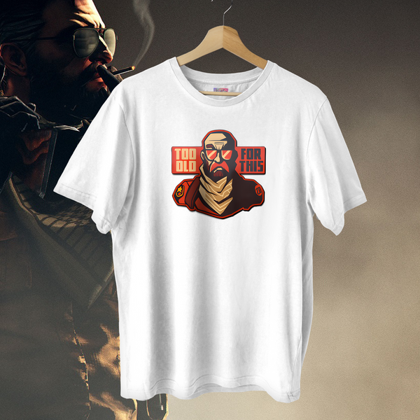 Too Old for This Classic Print - CSGO Oversized Tee