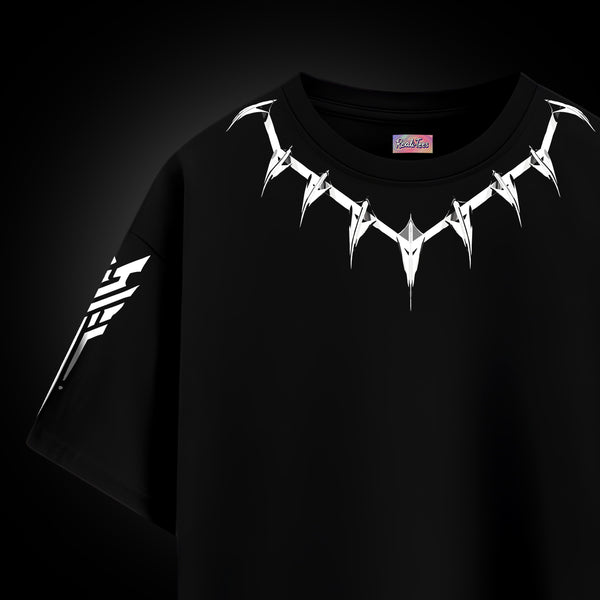 Cybernetic Spine Techwear Oversized Tee