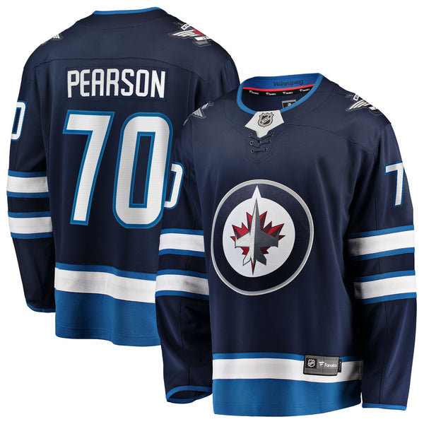 Winnipeg Jets Tanner Pearson Fanatics Navy Home Breakaway Jersey