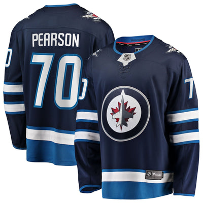 Winnipeg Jets Tanner Pearson Fanatics Navy Home Breakaway Jersey