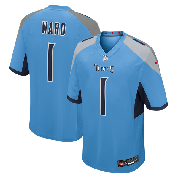Tennessee Titans Cameron Ward Nike Light Blue Team Game Jersey