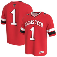 Texas Tech Red Raiders GameDay Greats Lightweight Collegiate Football Fashion Jersey - Red