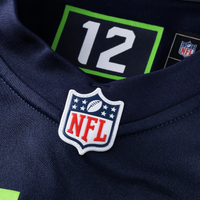 Seattle Seahawks Jalen Milroe Nike College Navy Team Game Jersey