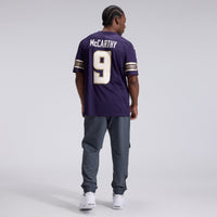 Minnesota Vikings J.J. McCarthy Nike Purple 2026 Rivalries Collection Printed Limited Jersey