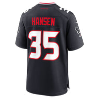 Houston Texans Jake Hansen Nike Navy Team Game Jersey