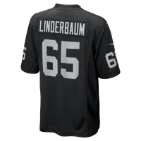 Las Vegas Raiders Tyler Linderbaum Nike Black Team Game Jersey