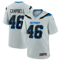 Detroit Lions Jack Campbell Nike Silver 2026 Rivalries Collection Game Jersey