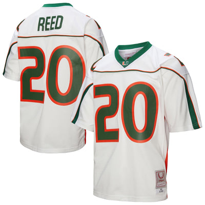 Ed Reed Miami Hurricanes Mitchell & Ness 2001 Legacy Jersey - White
