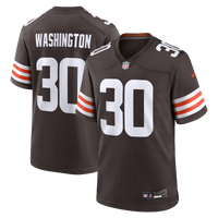 Cleveland Browns Zion Washington Nike Brown Team Game Jersey