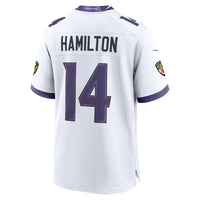 Baltimore Ravens Kyle Hamilton White jersey – view 3