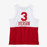Philadelphia 76ers Mitchell & Ness Allen Iverson 2003 Swingman Authentic Jersey - White/Red