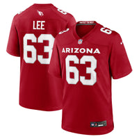 Arizona Cardinals Vershon Lee Nike Cardinal Team Game Jersey