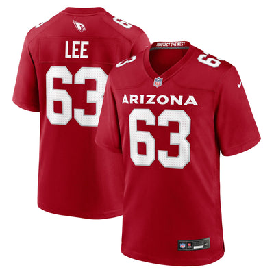 Arizona Cardinals Vershon Lee Nike Cardinal Team Game Jersey