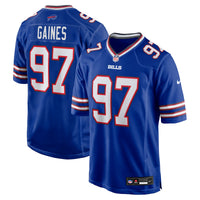 Buffalo Bills Greg Gaines Nike Royal Team Game Jersey