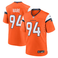 Denver Broncos DeMarcus Ware Nike Orange Team Retired Game Jersey