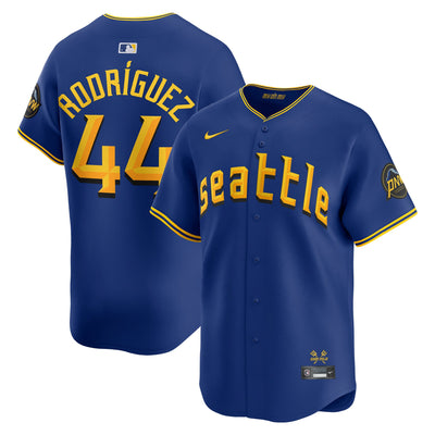Seattle Mariners Julio Rodriguez Nike Blue City Connect Limited Jersey