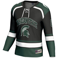 Michigan State Spartans GameDay Greats Ice Hockey NIL Pick-A-Player Jersey - Black