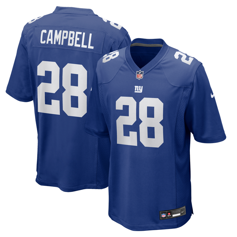 New York Giants Elijah Campbell Nike Royal Team Game Jersey