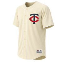 Minnesota Twins Stitches Cream Fashion Jersey