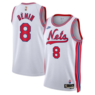 Brooklyn Nets Nike Classic Edition Jersey - White - Egor Dëmin -